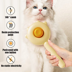 Self-Cleaning Pet Grooming Brush