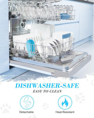 Portable Pet Water Bottle with Food Container