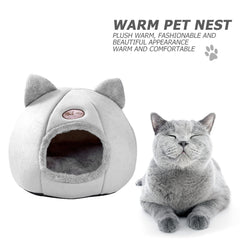 Enclosed Winter Cat Bed - Warm Sofa