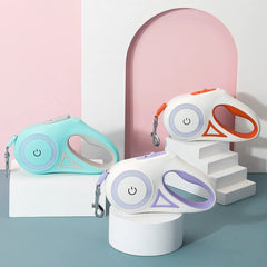 Retractable Dog Leash with Light