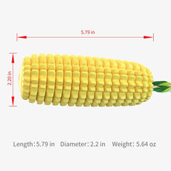 Indestructible Squeaky Corn Toy