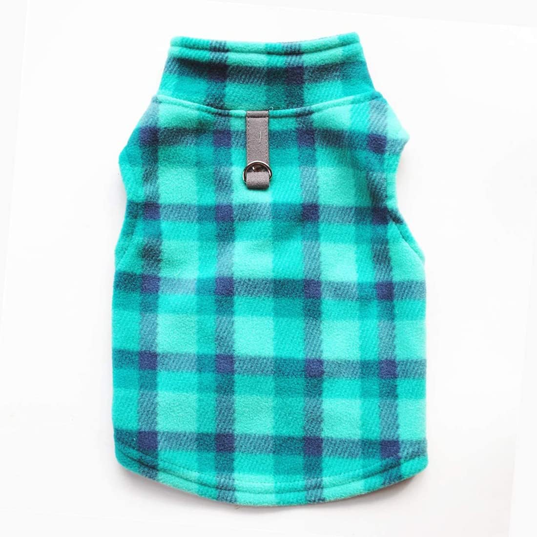 Dog Sweater, Soft Fleece Vest with Leash Ring Pullover Jacket Winter Pet Dog Clothes for Puppy Small Dogs Cat Teddy Chihuahua Yorkshire for Christmas (M, Black White)