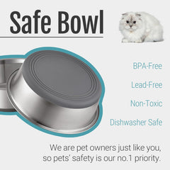 Stainless Pet Bowl Set