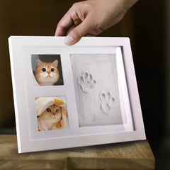 Pet Paw Print Photo Frame Kit
