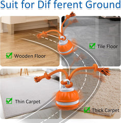 Auto-Rolling Motion Activated Ball