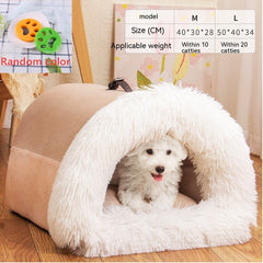 Portable Warm Pet Bed - Plush