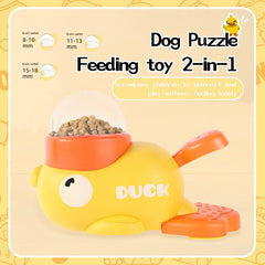 Interactive Duck Puzzle Dog Feeder