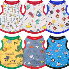 6-Pack Cotton Puppy Shirts