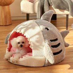 Shark Cat Bed - Cozy Hideout