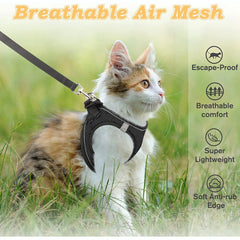 Adjustable Kitten Walking Vest