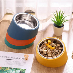 Detachable Dog Bowl with Rack