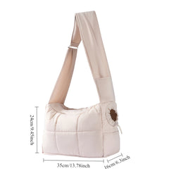 Winter Pet Carrier Shoulder Bag
