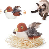 Interactive Electric Cat Toy - Realistic Bird