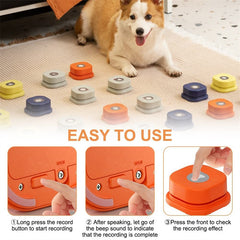 Recordable Pet Communication Buttons Set