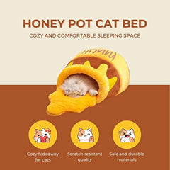 Memory Foam Cat Bed - Honey Pot