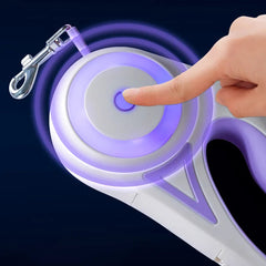 Retractable Dog Leash with Light