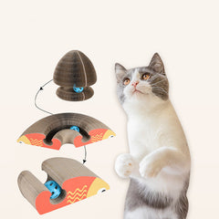 Foldable Cat Scratcher with Bell