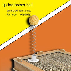 Corrugated Cat Scratcher - Durable Toy