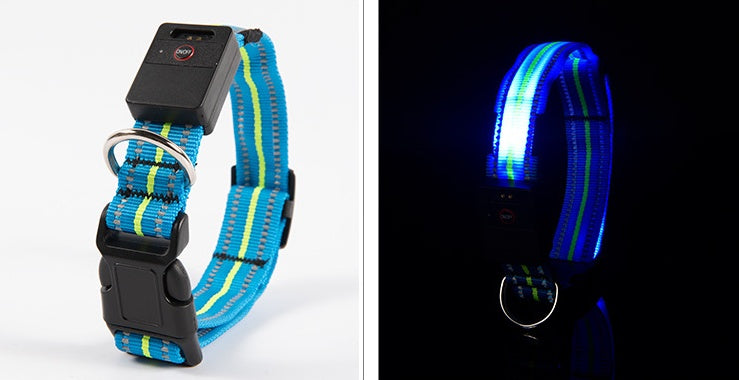 LED Rechargeable Waterproof Pet Collar