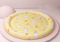 Pet Ice Mat Round Nest Cold Gel