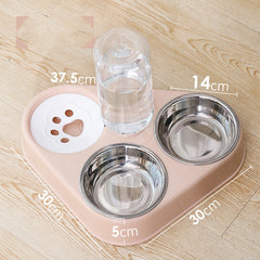 Automatic Double Dog Bowl Set