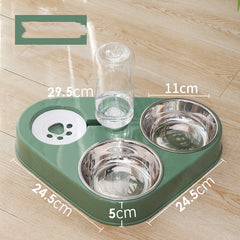 Automatic Double Dog Bowl Set
