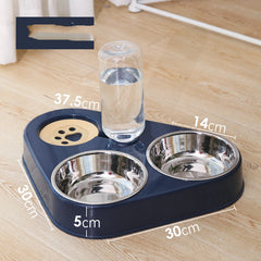 Automatic Double Dog Bowl Set