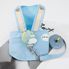 Cross-border vest-style traction rope for small dogs