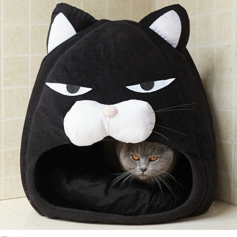 Cat House Bed with Mat - Cozy Nest