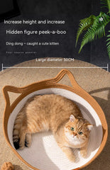 Coarse Linen Rattan Woven Four Seasons Universal Summer Cat Nest