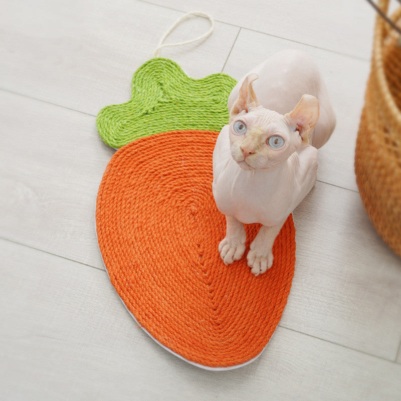 Watermelon Sisal Cat Scratcher Mat