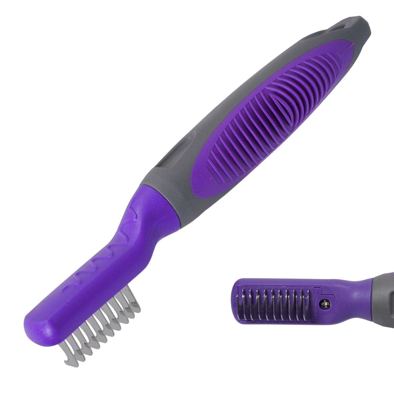 Pet Dematting Comb – Stainless Steel Grooming Tool for Dogs &amp; Cats 