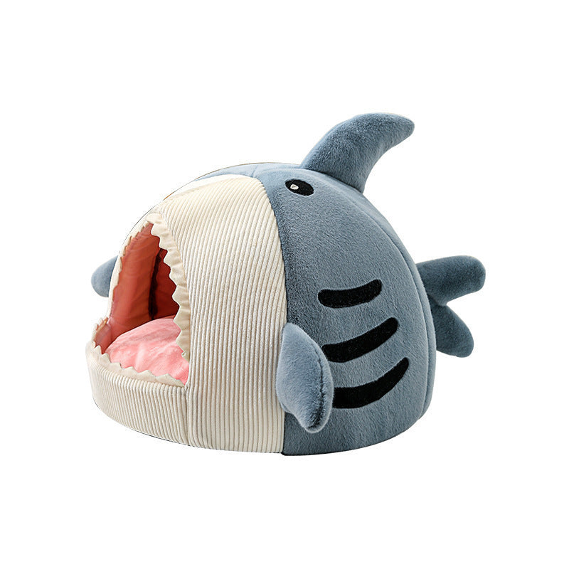 Shark Cat Bed - Cozy Hideout