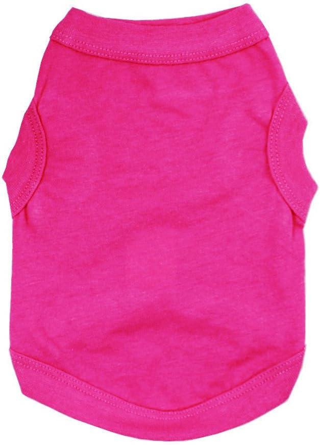 Dog T-Shirt Pet Clothing for Small Dogs - Puppy Vest Summer Apparel Beach Wear Female Doggie Tee (XXL, Pure Dark Blue)