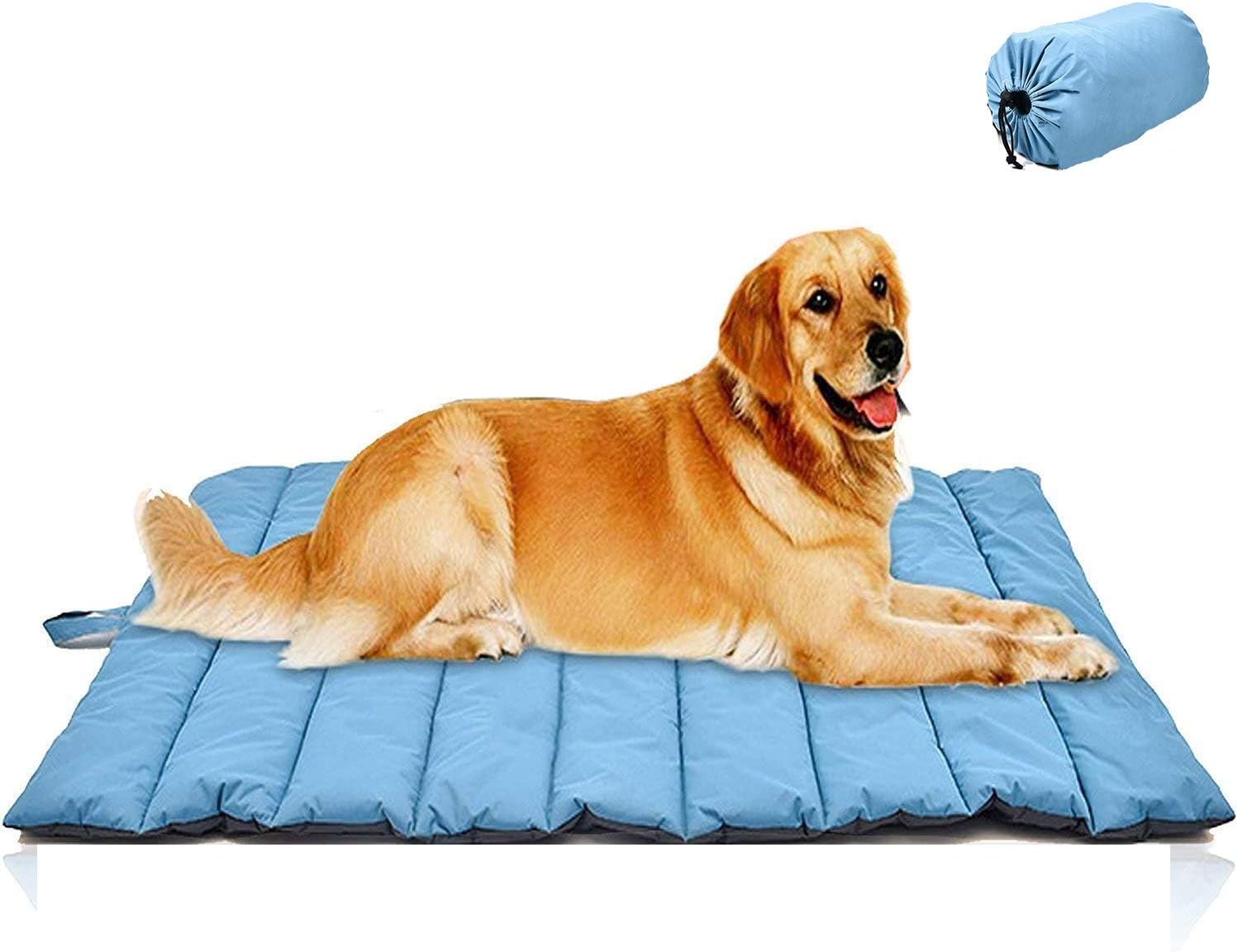 Outdoor Dog Bed, Waterproof, Washable, Large Size, Durable, Water Resistant, Portable and Camping Travel Pet Mat