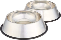 2-Pack Non-Skid Pet Bowls