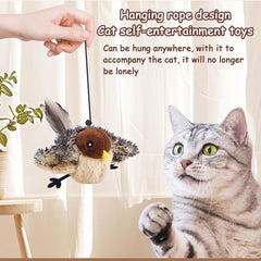 Flapping Chirping Bird Cat Toy