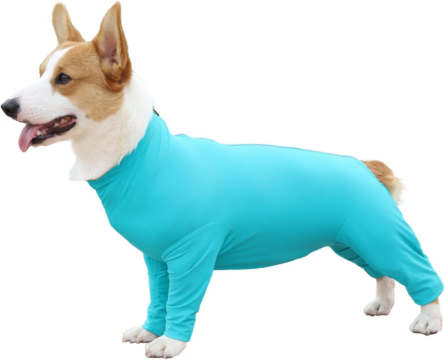 Etdane Recovery Suit for Dogs Surgery Suit Female Spay Dog Surgical Recovery Suit Male Dog Onesie for Surgery Female Anti Licking Wounds Dog Shedding Suit Grey/Small
