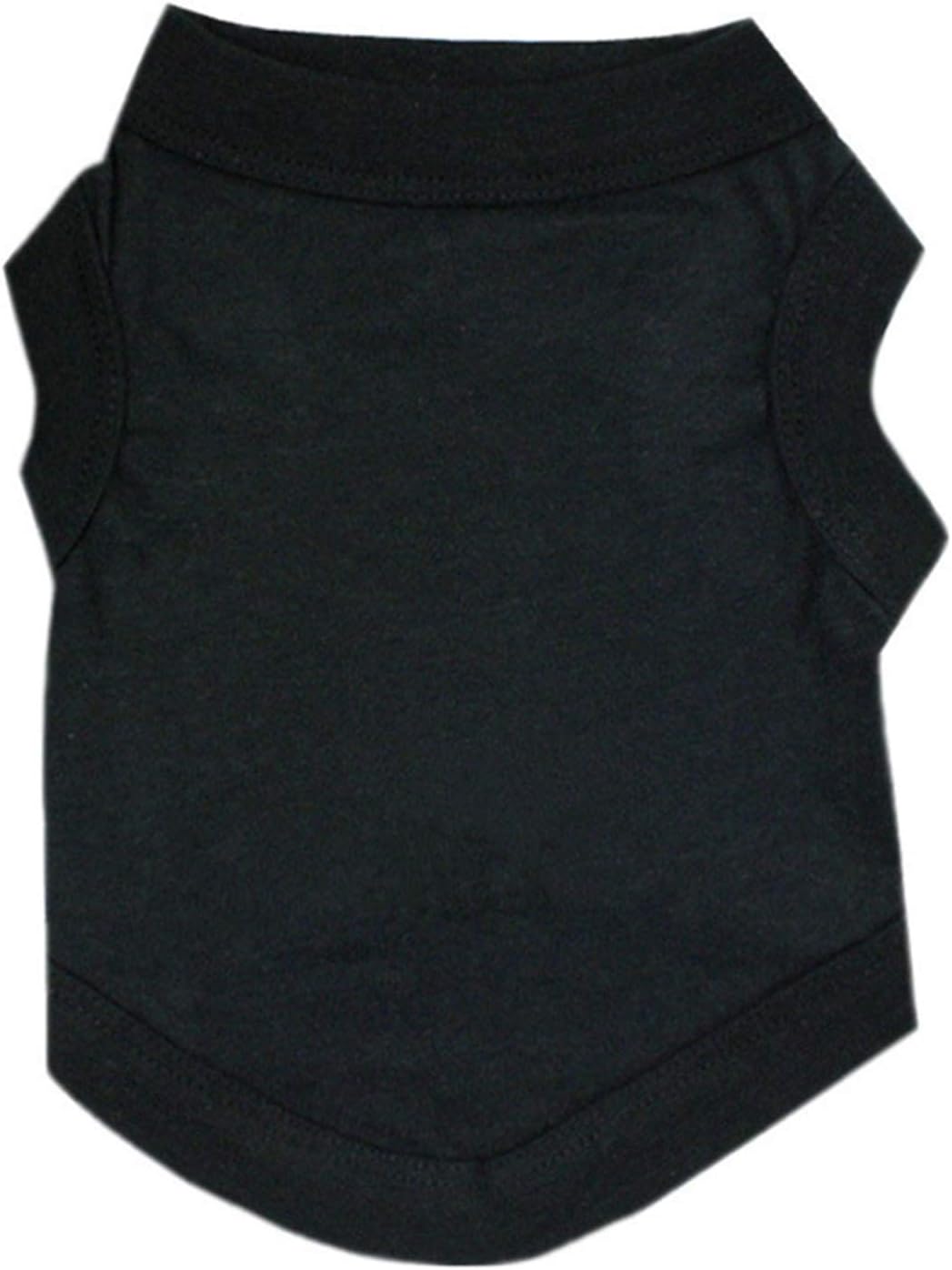 Dog T-Shirt Pet Clothing for Small Dogs - Puppy Vest Summer Apparel Beach Wear Female Doggie Tee (XXL, Pure Dark Blue)