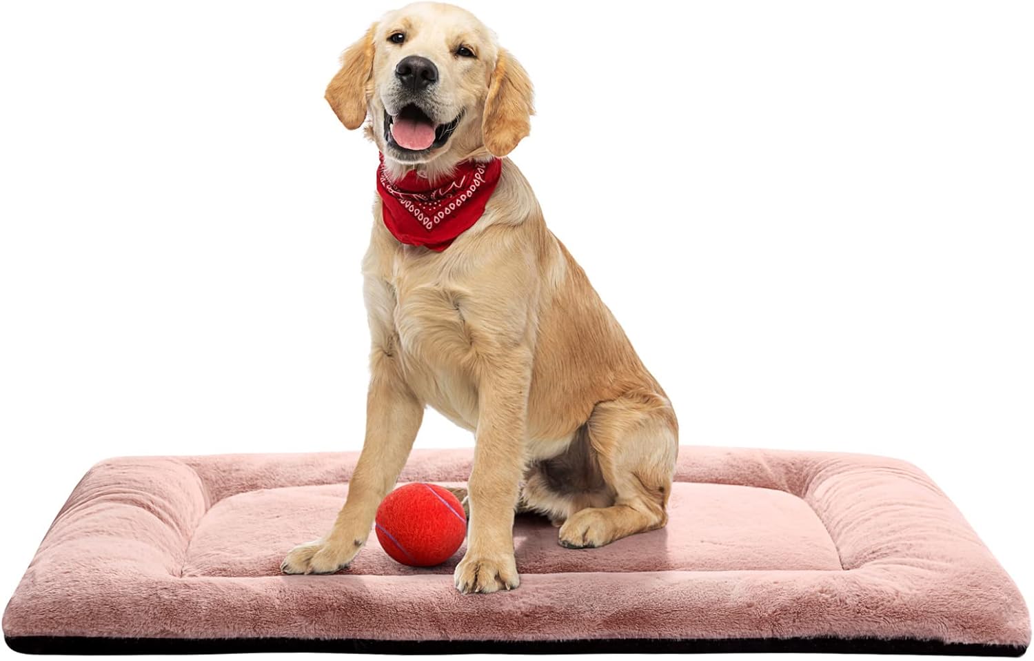 VERZEY Crate Pad for Large Dogs Fit Metal,Ultra Soft Bed Washable & Anti-Slip Kennel Pad for Dogs Cozy Sleeping Mat,Gray 42inch