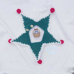 Pet Cat DogChristmas Wool Knitted Collar