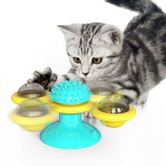 Cat Windmill Toy - Scratch & Teeth Cleaning