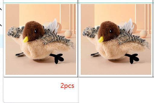 Interactive Electric Cat Toy - Realistic Bird