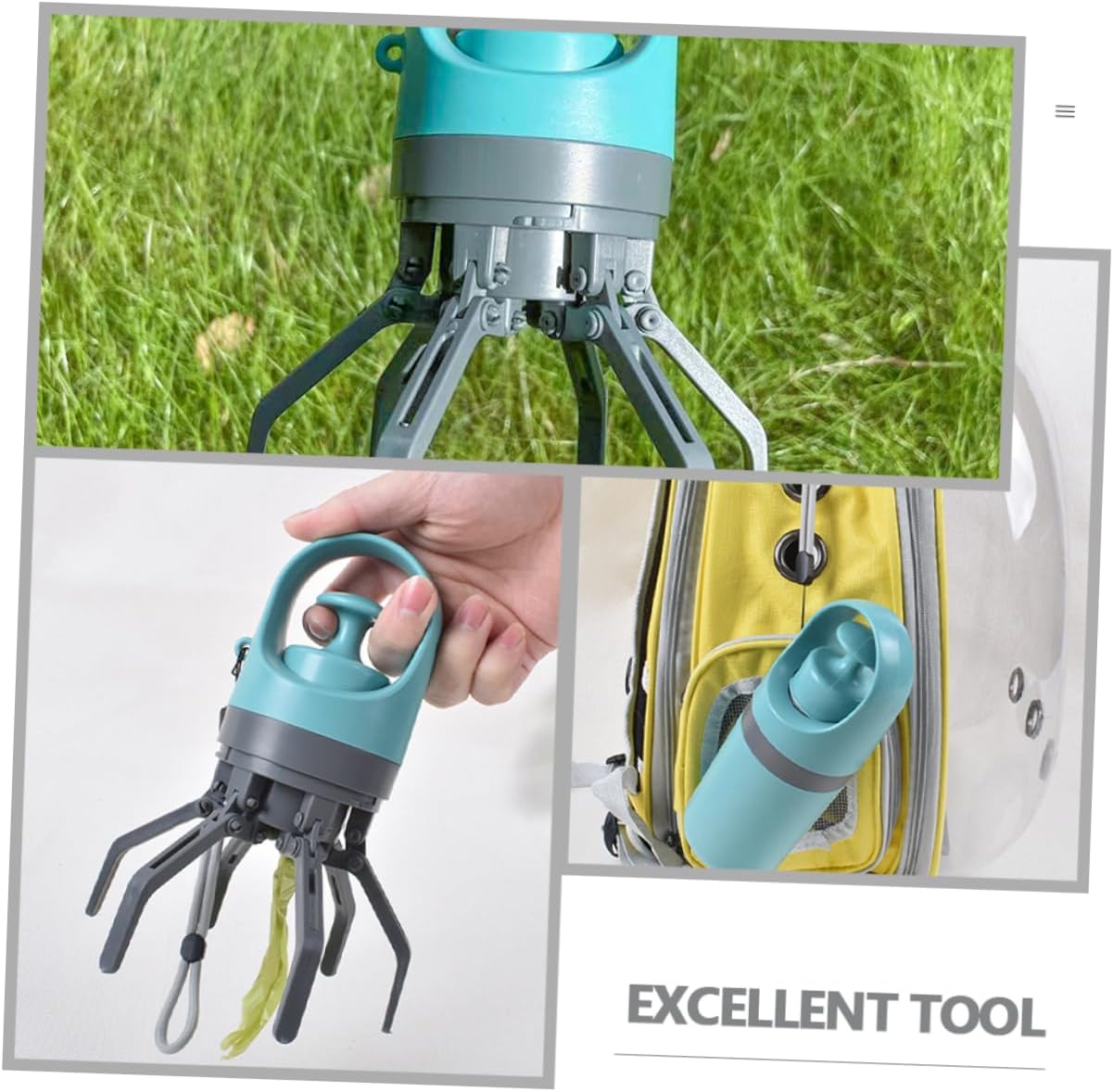 Dog Poop Scooper with Bag – Portable &amp; Durable Pet Waste Picker for Outdoor Cleanups, Lightweight &amp; Easy to Use 