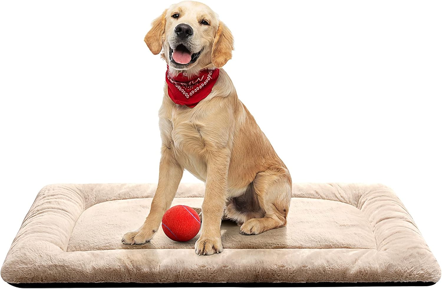 VERZEY Crate Pad for Large Dogs Fit Metal,Ultra Soft Bed Washable & Anti-Slip Kennel Pad for Dogs Cozy Sleeping Mat,Gray 42inch