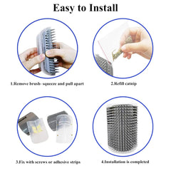 2-Sided Corner Cat Brush