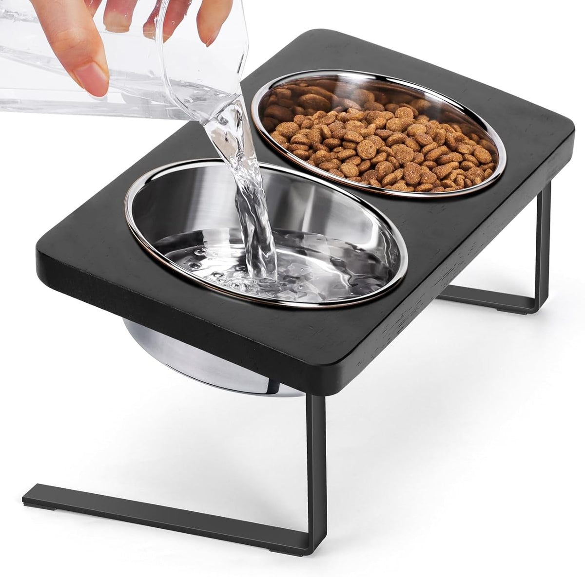 Stainless Steel Raised Bowls