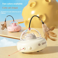Electric UFO Cat Teaser Toy