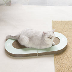 Folding Cat Scratcher with Ball