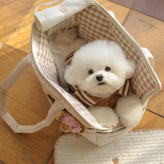 Nylon Canvas Dog Carrier Tote